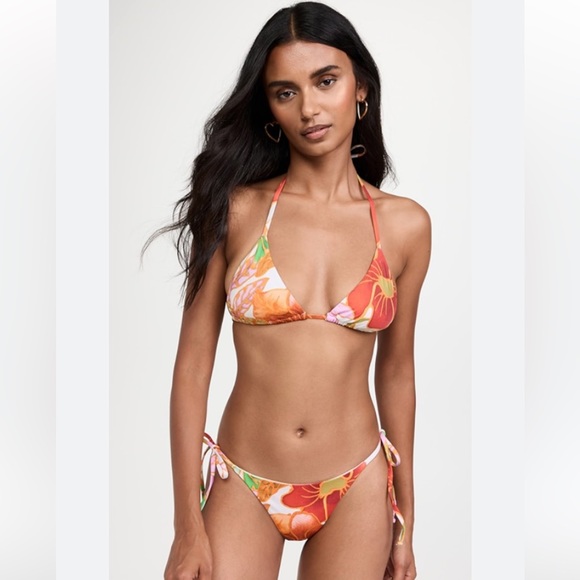 Mara Hoffman Other - NWT Mara Hoffman Rae Bikini Top in Floral Multi Sz M